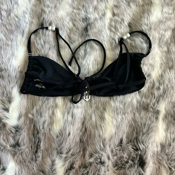 Naked Wolfe bondi black Bikini top sz small - Picture 2 of 3